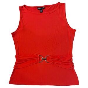 Halston Heritage Orange Top